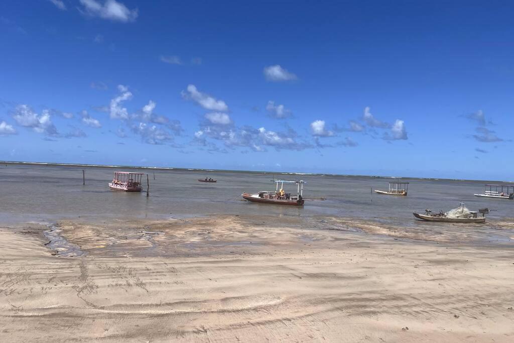 Casa De Luxo Na Praia Do Patacho - Cond. Azulu, Casa 04 Villa ปอร์โต เด เปดราส ภายนอก รูปภาพ