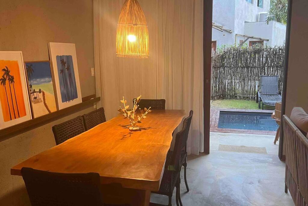 Casa De Luxo Na Praia Do Patacho - Cond. Azulu, Casa 04 Villa ปอร์โต เด เปดราส ภายนอก รูปภาพ