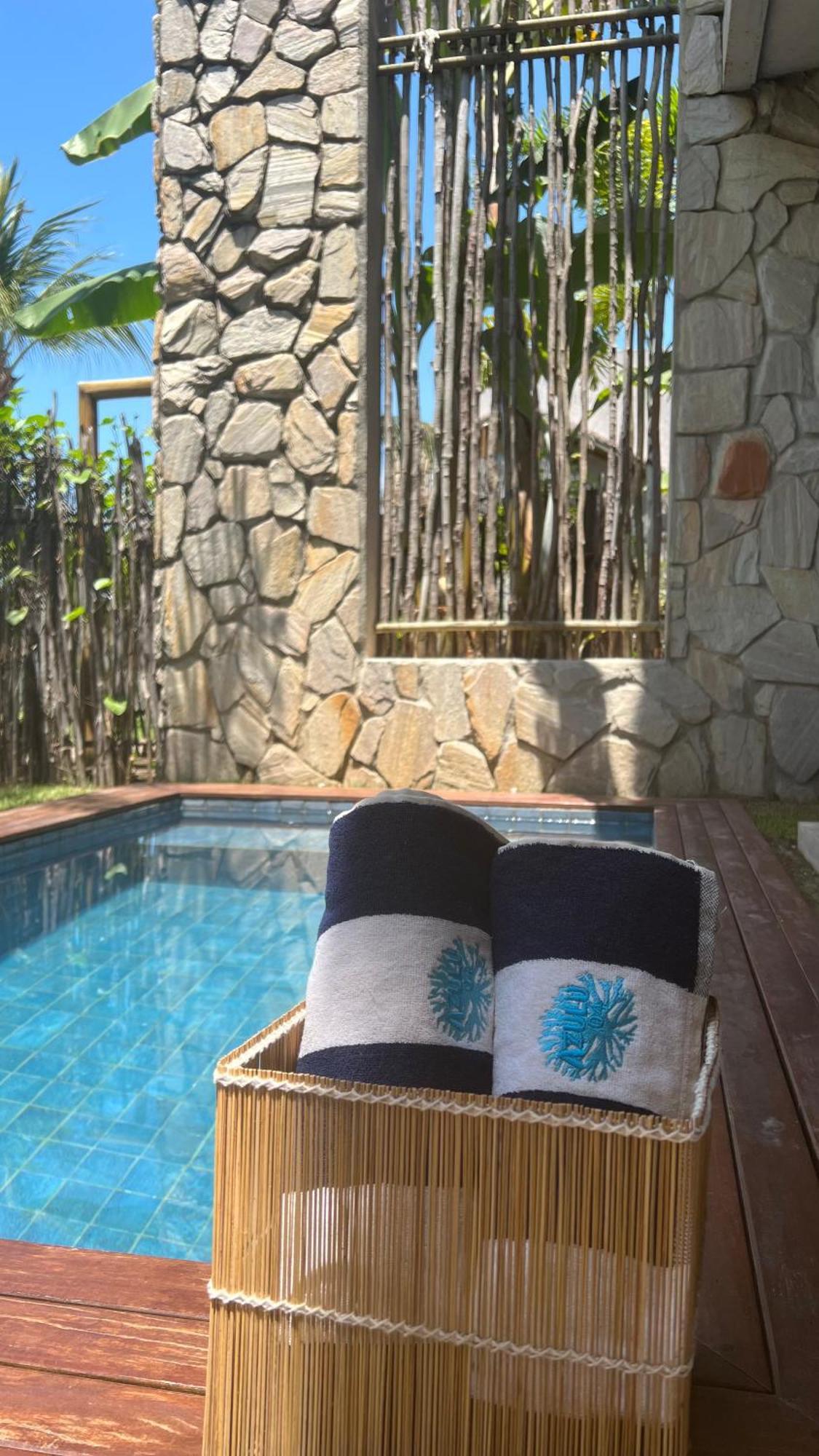 Casa De Luxo Na Praia Do Patacho - Cond. Azulu, Casa 04 Villa ปอร์โต เด เปดราส ภายนอก รูปภาพ