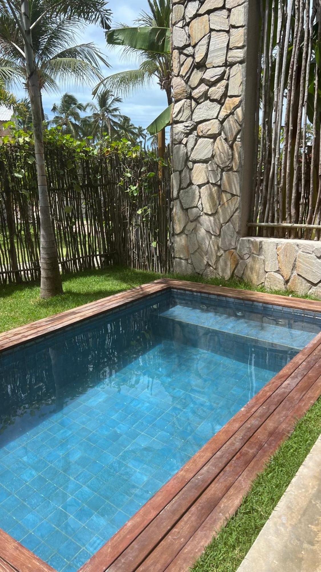 Casa De Luxo Na Praia Do Patacho - Cond. Azulu, Casa 04 Villa ปอร์โต เด เปดราส ภายนอก รูปภาพ