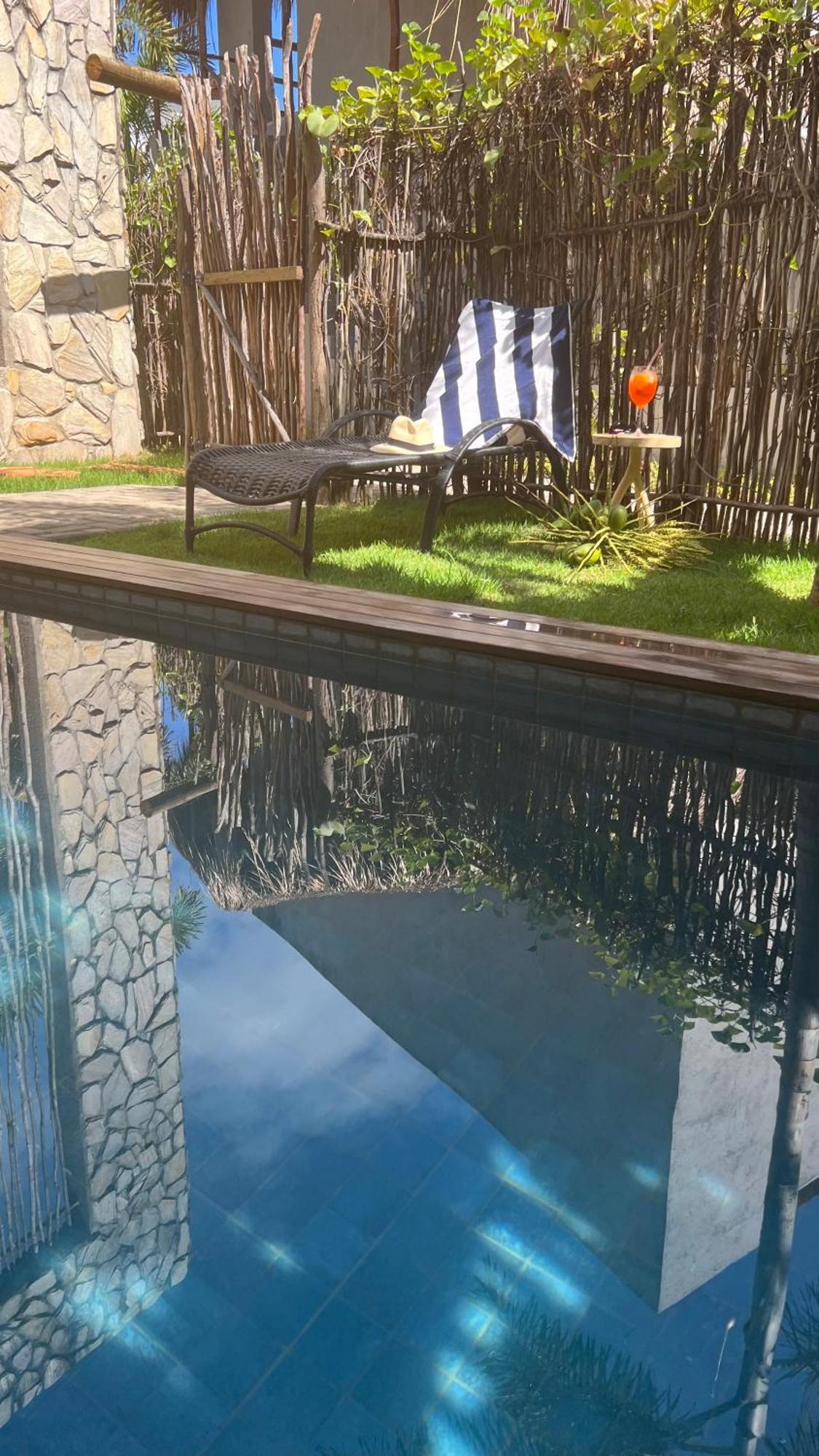 Casa De Luxo Na Praia Do Patacho - Cond. Azulu, Casa 04 Villa ปอร์โต เด เปดราส ภายนอก รูปภาพ